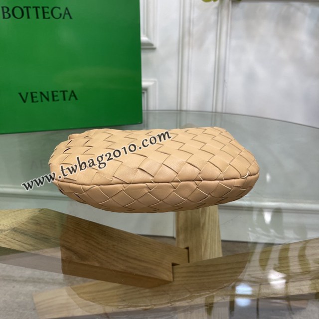 Bottega veneta高端女包 98080小號 寶緹嘉最新編織打結圓形hobo包 BVjodie新版本2代羊皮手工編織手腕包  gxz1374